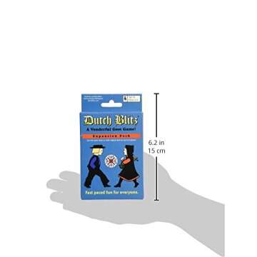 Dutch Blitz Expansion Pack for 8 Players with New Colors