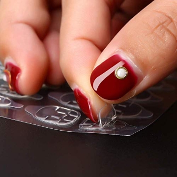 Double-Sided Nail Adhesive Tabs for Easy Press-On Application