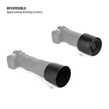 Lens Hood for Canon RF 800mm f/11 is STM, RF 200-800mm f/6.3-9 is USM Lens on EOS R6 R5 RP R Ra Camera,Reversible Lens Shade Replace Canon ET-101 Hood, Compatible with 95mm Filters and 95mm Lens Cap