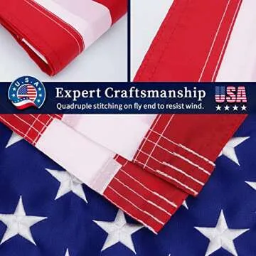 Durable 3x5 American Flag - Heavy Duty Outdoor Premium Quality