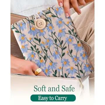 Handcrafted Padded Sleeve for 6-7 Inch E-Readers