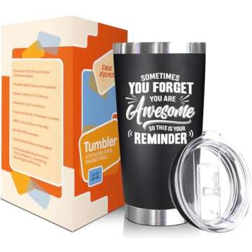 NewEleven 20 Oz Tumbler - Perfect Gift for Him and Her, Ideal for Any Occasion!