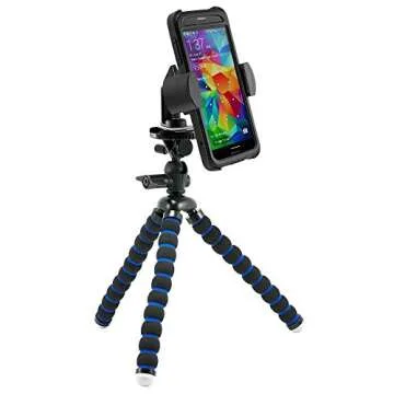 ARKON 11 inch Tripod Mount with Phone Holder for Video Retail Black, Model: RVTRIXL