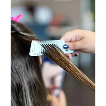 Framar Dreamweaver Highlight Comb Set – Combs for Hair Stylist, Highlighting Comb, Hair Dye Comb, Hair Highlighter Comb with Metal Pick, Balayage Comb - 3 Pack Pastel