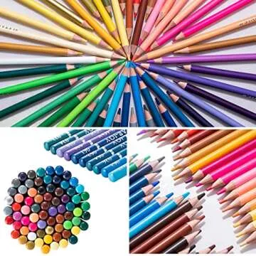 SJ STAR-JOY 72 Colored Pencils Set for Creative Artists