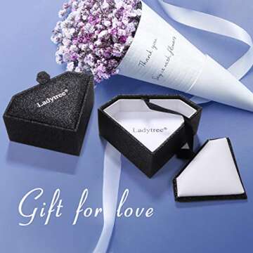 925 Sterling Silver Crescent Moon and Star Celestial Jewelry CZ White Shell Beads Mother of Pearl Pendant Necklace Rolo Chain 18 inches to 20 inches