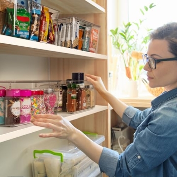 ClearSpace Storage Bins for Kitchen Organization & Pantry