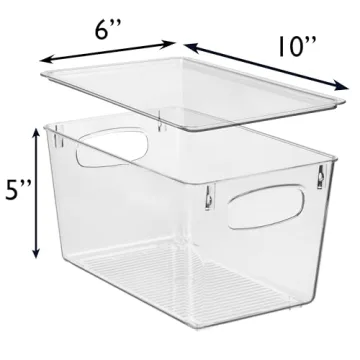ClearSpace Storage Bins for Kitchen Organization & Pantry