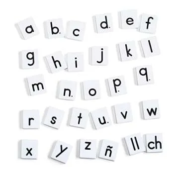 hand2mind Plastic Lowercase Alphabet Letter Tiles Set