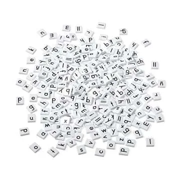 hand2mind Plastic Lowercase Alphabet Letter Tiles Set