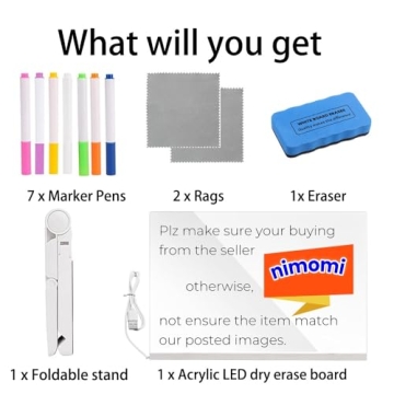 Bright and Creative Acrylic LED Note Board for All Ages