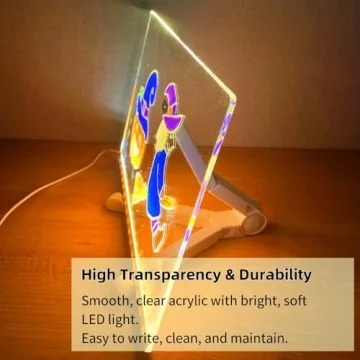 Bright and Creative Acrylic LED Note Board for All Ages