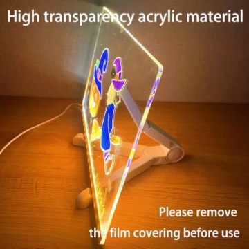 Bright and Creative Acrylic LED Note Board for All Ages