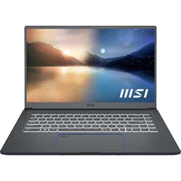 MSI Prestige 15 Laptop - Power, Performance & Elegance for Professionals