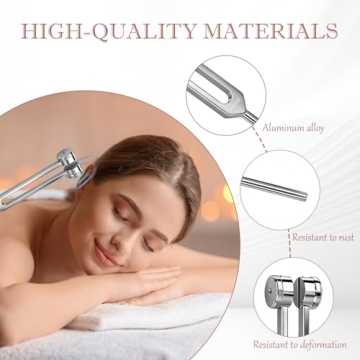 Tuning Forks for Healing Set - Sound Healing Tools with Activator and Hammers