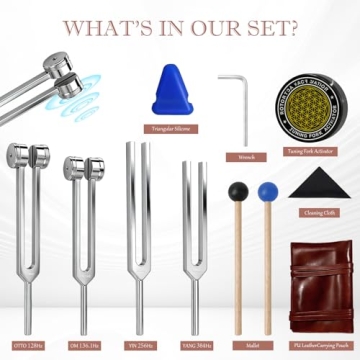 Tuning Fork Healing Set for Meditation and Sound Therapy