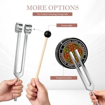Tuning Fork Healing Set for Meditation and Sound Therapy