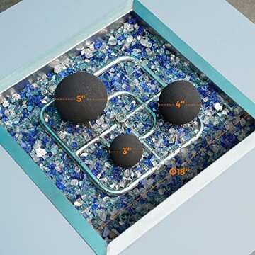 Stanbroil Ceramic Fire Balls - Durable 3” Fire Stones