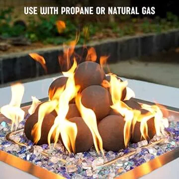 Stanbroil Ceramic Fire Balls - Durable 3” Fire Stones
