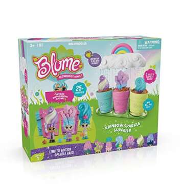 Blume Rainbow Sparkle Surprise, Just Add Water and Watch Them Grow, 3 Dolls Included