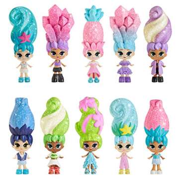 Blume Rainbow Sparkle Surprise, Just Add Water and Watch Them Grow, 3 Dolls Included