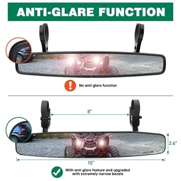 SHEJISI Rear View UTV Mirrors for Optimal Safety and Visibility