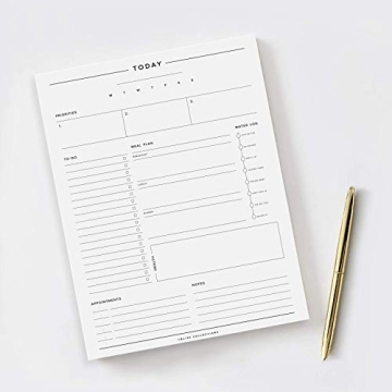 Bliss Collections Daily Planning Pad - Minimalist Planner