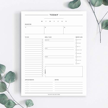 Bliss Collections Daily Planning Pad - Minimalist Planner
