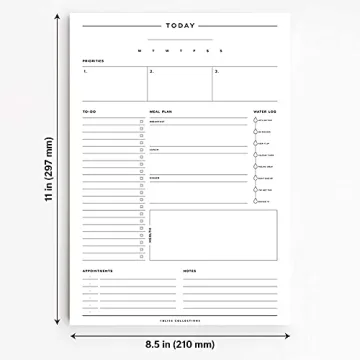 Bliss Collections Daily Planning Pad - Minimalist Planner