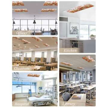 Fall Pumpkin Fluorescent Light Covers for Seasonal Charm