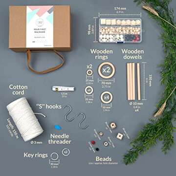 MIGO Creates Macrame Kits for Adults Beginners with 126 Supplies