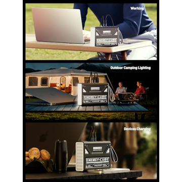 Movable 70,000mAh Power Bank - Fast Charging, 4 Ports