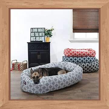 Majestic Pet Calming Dog Bed 24 Inches - Cozy, Washable & Stylish