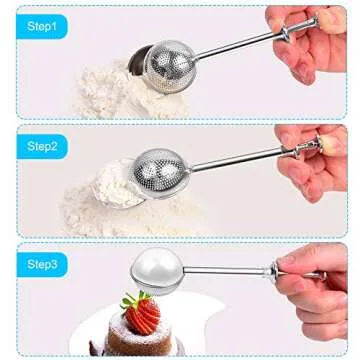 TORASO Baker's Dusting Wand for Easy Baking Dusting