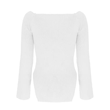 Sweetheart Neck Ribbed Bustier Sweater Top Trend 2021