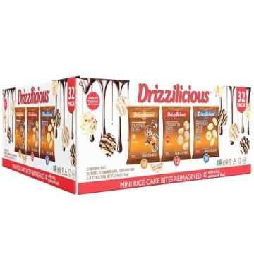 Drizzilicious Mini Rice Cakes Variety Pack - 32 Bags