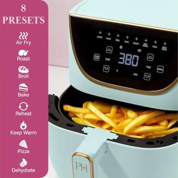 Paris Hilton Air Fryer - Large Capacity with Touchscreen