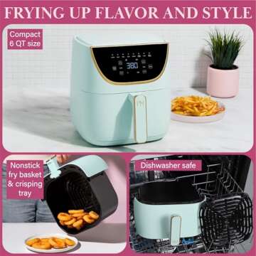 Paris Hilton Air Fryer - Large Capacity with Touchscreen