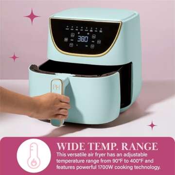 Paris Hilton Air Fryer - Large Capacity with Touchscreen