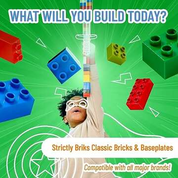 Strictly Briks Compatible with Lego Toy Building Block, Halloween Ghost Bricks, 15 Trick or Treat Goody Bags, 18 Pieces per Pack, 100% Compatible with All Major Brands, for Kids Ages 4+