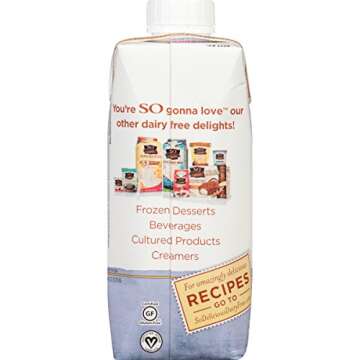 So Delicious Coconut Milk Culinary Lite 11 Ounce (Pack of 12), Organic Coconut Milk for Cooking and Baking, Lighter than Canned Coconut Milk for Everyday Recipes