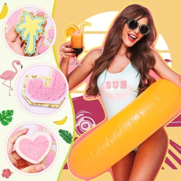 39 Chenille Letter Iron on Patches for Creative Crafts