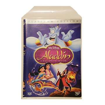 StarTechDeals 200 Clear CPP Plastic DVD Sleeves with Flap for 14mm DVD Box Artwork & Disc 80 Micron