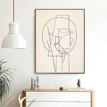 INVIN ART Framed Picasso Giclee Print for Home Decor