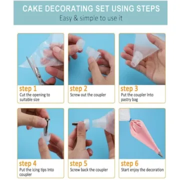 RUISENLAI 260pcs Cake Pan Set for Perfect Baking