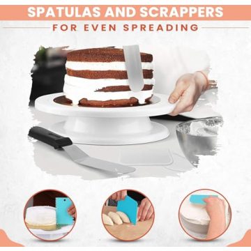 RUISENLAI 260pcs Cake Pan Set for Perfect Baking