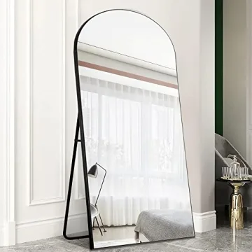 Trvone Arched Full Length Mirror 71" x 32" Wooden Frame