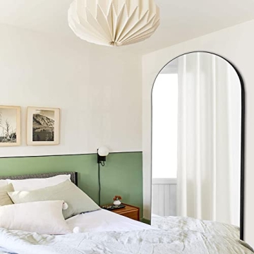 Trvone Arched Full Length Mirror 71" x 32" Wooden Frame