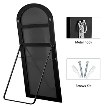 Trvone Arched Full Length Mirror 71" x 32" Wooden Frame