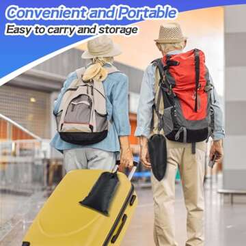 Airplane Foot Rest Hammock - Comfort for Long Flights